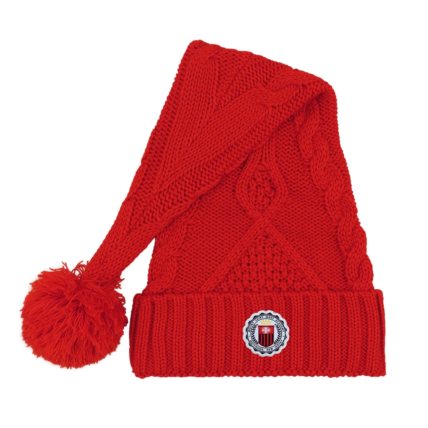 Red Christmas Hat w/ School Seal
