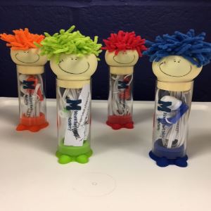Mop Topper Ear Buds with Stand